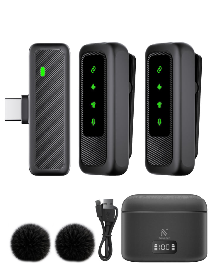 Draadloze Microfoon set Incl Laadcase