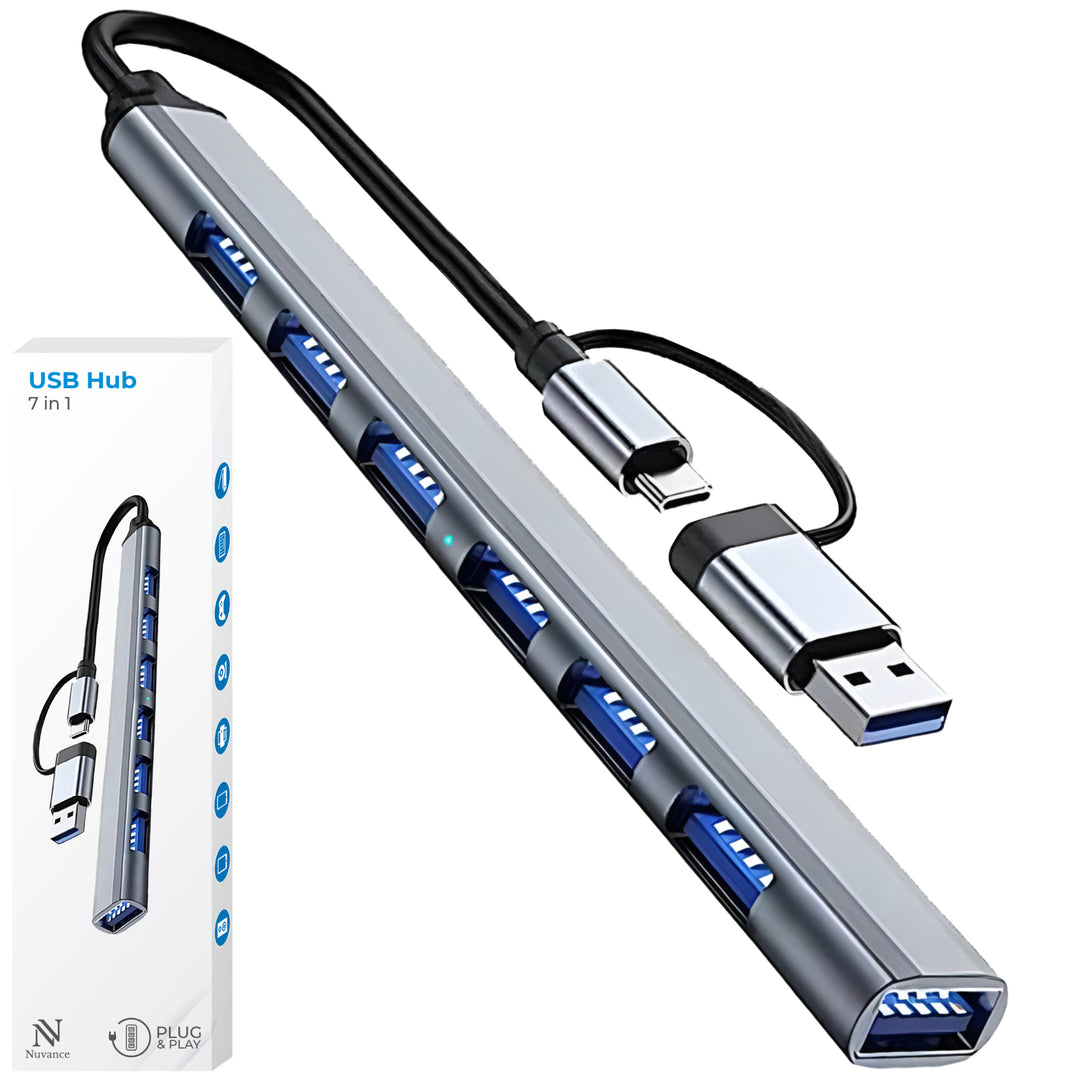USB HUB 3.0 - 7 Poorten