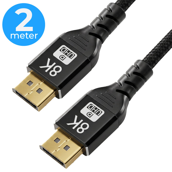 Displayport Kabel 2 Meter Zwart