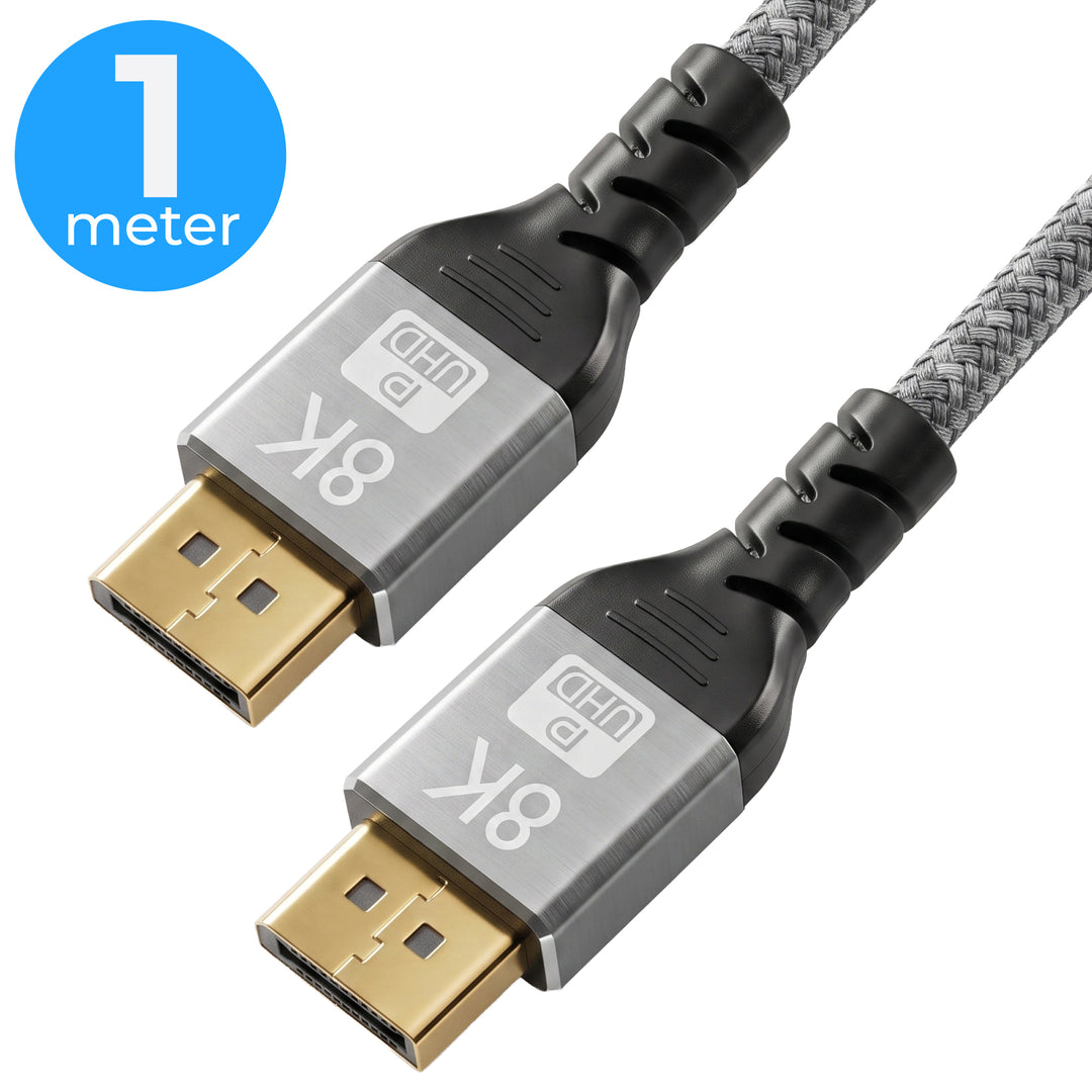 Displayport Kabel 1 Meter Grijs