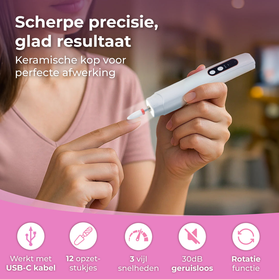 Electrische Nagelvijl Set