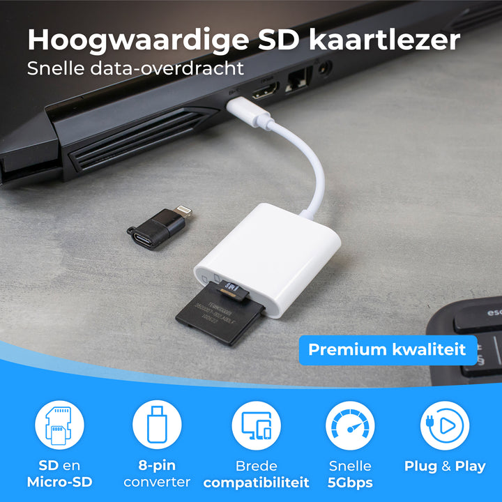 SD Kaart Lezer Wit