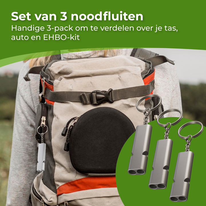 Noodfluit 3 stuks