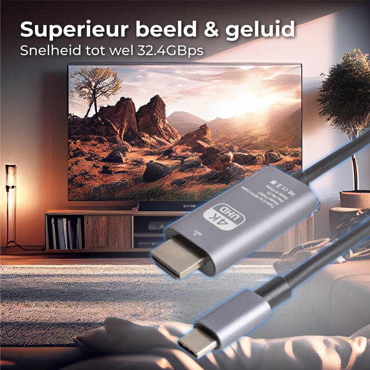 USB C naar HDMI Kabel