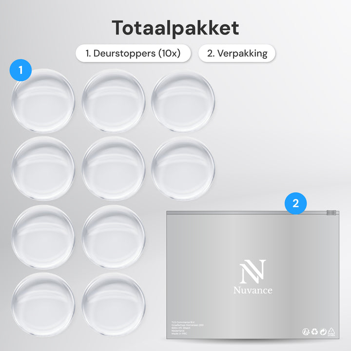Deurstopper Transparant