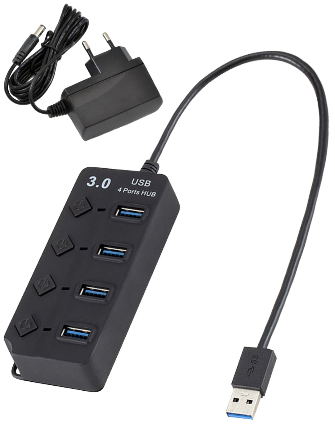 4 in 1 usb hub met adapter