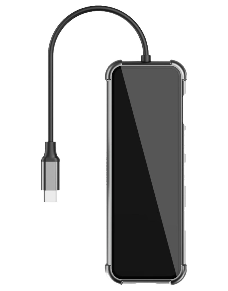 6 in 1 usb hub met fast charging