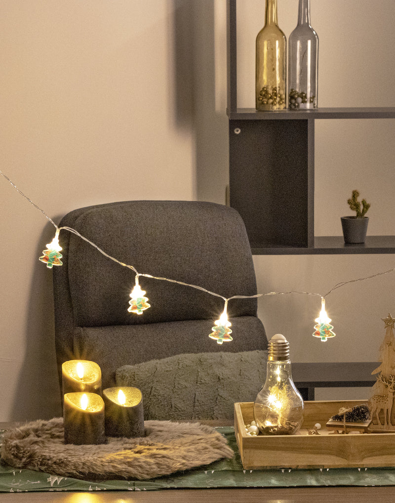 Kerstboom Figuren - 10 LED Lampjes